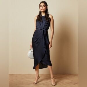Ted Baker Women's Poshan Keyhole
Detail Midi Dress - Navy NWT